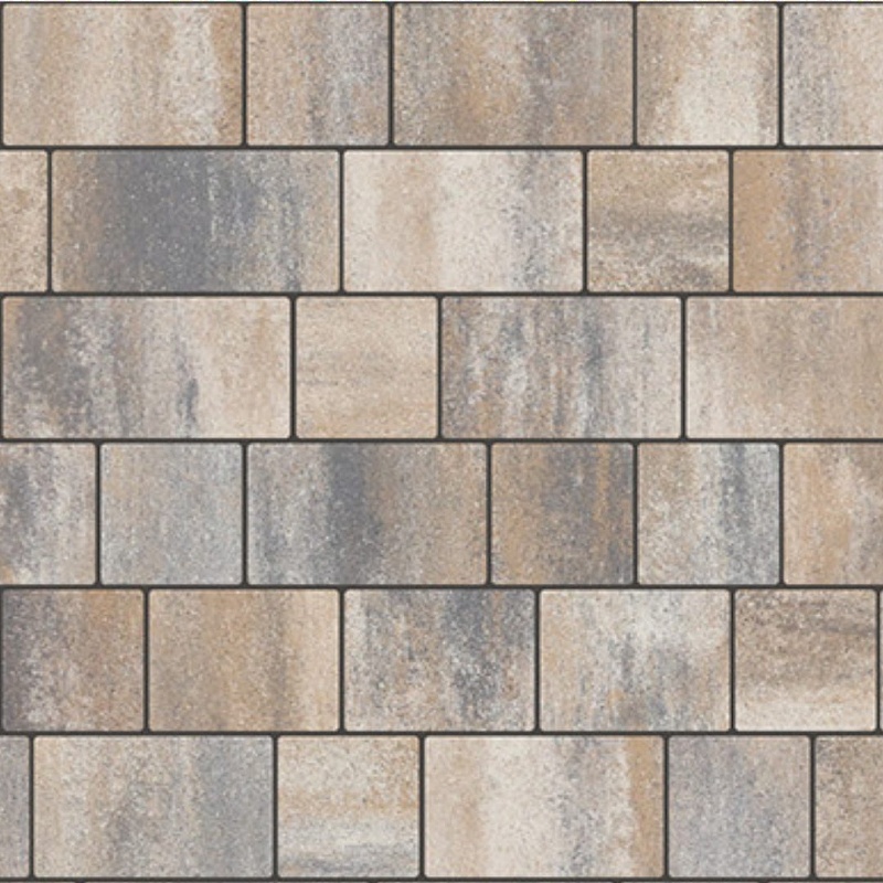 Semmelrock dlažba Country kombi, sivo-hnedo-grafitová